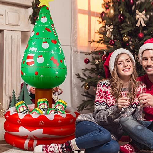 Felfújható karácsonyfa Hűtőket, Ital, Ital, Felfújható Hűvösebb Karácsonyi Díszek Party Kellékek a Home Office Nyaralás,