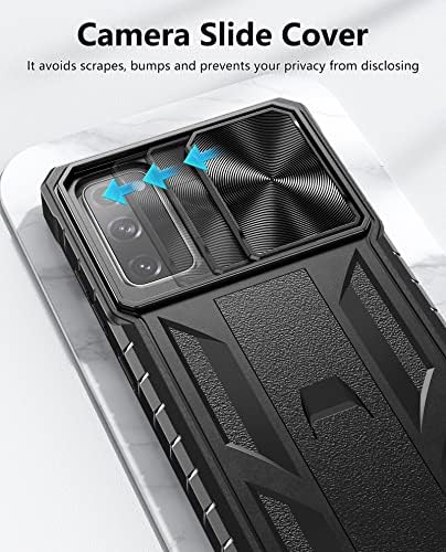 WTYOO Samsung Galaxy S20-FE-Ügy: Katonai Csepp Bizonyíték Védelem Mobil Fedél Kitámasztó | Matt Textúrájú Masszív Ütésálló