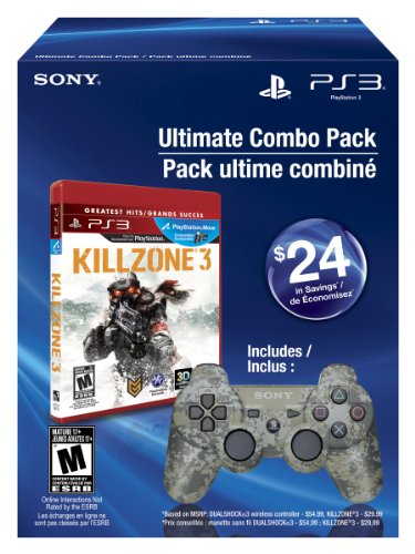 Ultimate Combo Pack - Killzone 3 Greatest Hits & Dualshock 3 vezeték nélküli kontroller - Playstation 3
