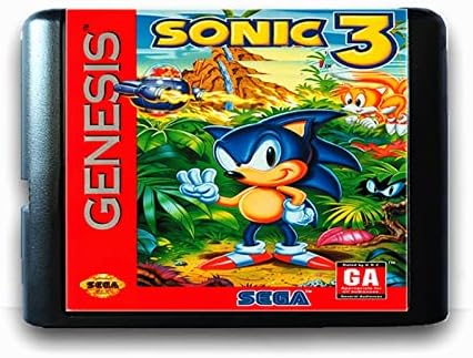 GF Sonic 3 Alkalmas a 16 Bites Sega MD Játék Kártya Alkalmas Mega Drive Alkalmas Genesis MINKET PAL Verzió videojáték-Konzol