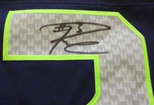 A Seattle Seahawks Russell Wilson Dedikált Kék Nike Elit Jersey Méret 52 RW Holo Raktáron 60977 - Dedikált NFL Mezeket