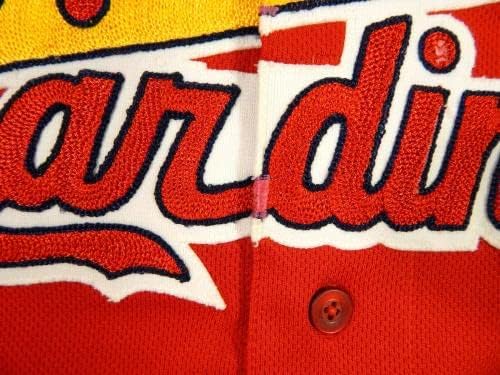 2018 St. Louis Cardinals Yairo Munoz 62 Játék Kiadott Pos Használt Piros Mez ST P 6 - Játék Használt MLB Mezek