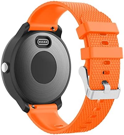 AXTI 20mm Szilikon Gumi óraszíj Watchband A Garmin Vivoactive 3/Vivomove HR Intelligens Karóra ZENEKAR