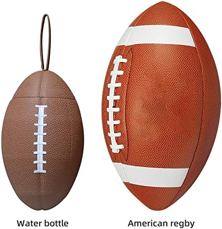 Víz Üveg Összecsukható vizes Palackok Amerikai Futball összecsukható vizes Palackot Rögbi Összecsukható 25oz 750ml vizes
