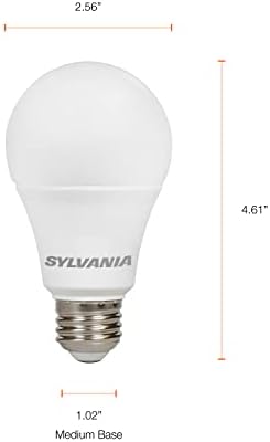 Sylvania 19 LED Izzó, 100W = 16W, Szabályozható, Közepes Bázis, Matt Kivitelben, 1600 Lumen, 3500K, Fényes, Fehér - 4 Csomag