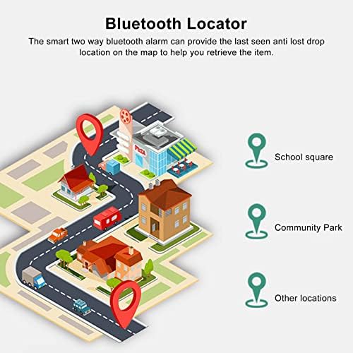 ASHATA Bluetooth Valós Időben Tracker, Kulcsok Finder-t, majd Elem Lokátor, Pénztárca Finder-t, majd Elem Lokátor a Tárca