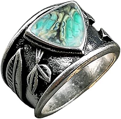 2023 Új Gyönyörű Hölgyek Vintage Gyűrű Türkiz-Ezüst Levél Gyűrű, Esküvői Gyűrű, Ékszerek, Ajándékok Retro Gyűrűk (Ezüst,