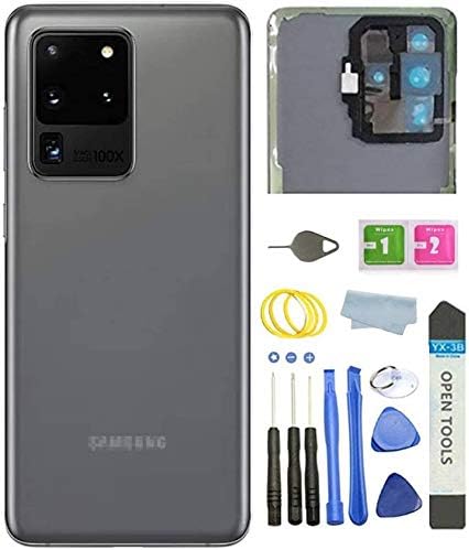 Galaxy S20 Ultra hátlap Üveg Ház Ajtó Csere Galaxy S20 Ultra 5G Eszközök (Kozmikus Szürke)