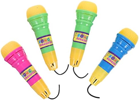 Toyvian 4db Echo Mikrofon Vezeték nélküli Gyerekek Mikrofonok Kisgyermek Játékok Echo Mic Gyerekeknek Beszéd Játékok Gyerekeknek