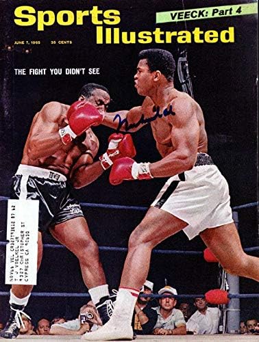 Muhammad Ali Dedikált Sports Illustrated Magazin Vintage PSA/DNS H58753 - Dedikált Boksz Magazinok