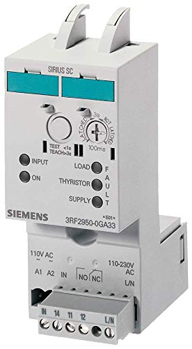 Siemens 3RS17 21-2ET00 Egyedi Interfész Átalakító Passzív Cage Clamp Terminálok 12,5 mm Szélesség 1 Csatorna 0/4-20 ma Bemenet