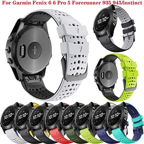 PURYN 22mm Quickfit Watchband A Garmin Fenix 7 6 6Pro 5 5Plus Szilikon Sáv A Megközelítés S60 S62 forerunner 935 945 Csuklópántot