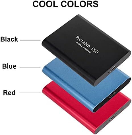 AOOF Hordozható SSD-nagy Sebességű ssd Mobil Merevlemez, Külső Merevlemez, Mobil Merevlemez, Adatok Tárolására, illetve PC-n,