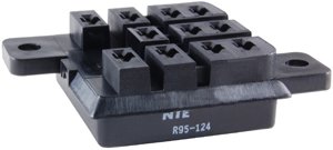 NTE Elektronika R95-124 11 Pin Penge Aljzat, Panel-Hegy, 300V, 10 Erősítő