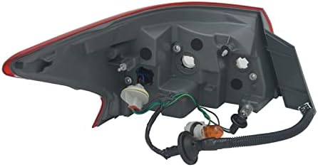 TYC Jobb hátsó Lámpa Szerelvény Kompatibilis a 2013-2014-es Nissan Sentra