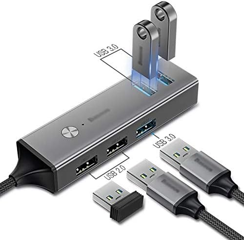 LHLLHL USB 3.0 C Típusú Hub Elosztó ，Multi-Interfész Univerzális USB Elosztó -hogy-Négy Adapter 3.0 nagysebességű c-Típusú