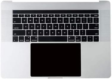 (2 Db) Ecomaholics Prémium Trackpad fólia Apple MacBook Air 13 (2022) 13.6-es Laptopot, Fekete Touch pad Fedezze Anti Karcolás