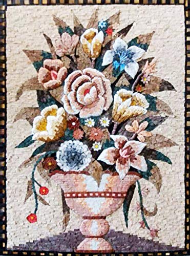 A Hímzés Csokor Mozaik Art | Csábító Mozaik Art | Mozaik Design By Mozaikok Labor | Kézzel Készített Márvány | Ezt A Remekművet