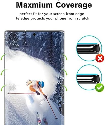 [2+2Pack] Galaxy S22 Ultra Screen Protector a Kamera Lencséjét Védő,HD Edzett Üveg [3D Ívelt][Buborék Mentes] a Samsung Galaxy