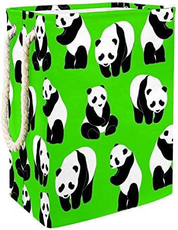 DEYYA Zöld Cuki Panda Minta Szennyes Kosár Kosarad Magas, Erős Összecsukható a Felnőtt Gyerekek Tini Fiúk, Lányok Hálószoba