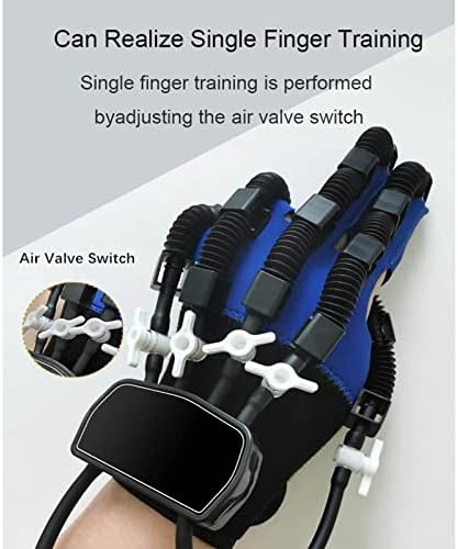 MLYSH Elektromos Kézi Rehabilitációs Robot Kesztyű, Hordozható Ujját Rehabilitációs Képzési Eszköz, Viszont Zavar, hogy Önállóan