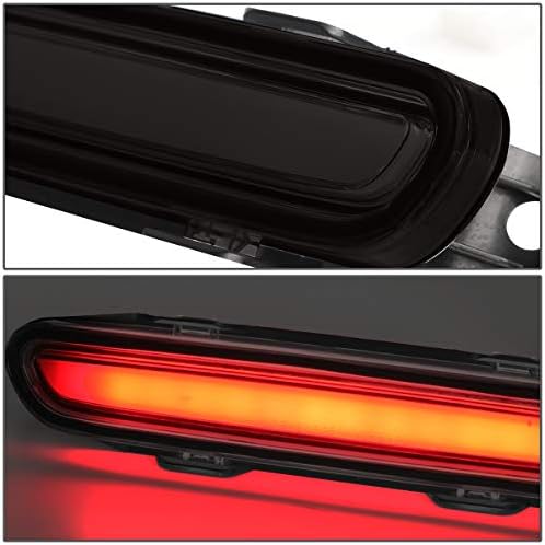 Auto-Dinasztia 3D LED Bar Harmadik Füstölt Lencse 3. Harmadik Farok féklámpa Hátsó Középső féklámpa Kompatibilis Dodge Charger