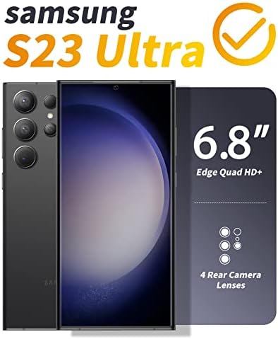 Tongate Kompatibilis a Samsung Galaxy S23 Ultra Esetében Dia Kamera Fedél & Állvány, [10FT Katonai Csepp Védelem] Masszív