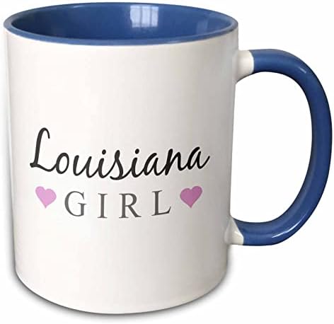 3dRose Louisiana Lány - haza állami büszkeség - USA - Amerikai Egyesült Államok -. - Bögre (mug_161850_1)