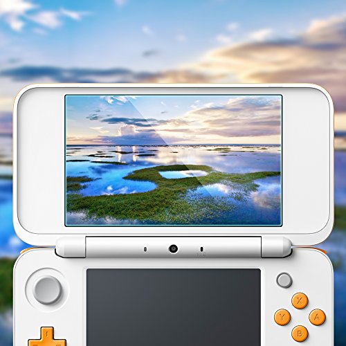 AFUNTA képernyővédő fólia Kompatibilis Nintendo 2DS XL, 2 Csomag (4 Db) Edzett Üveg Felső, illetve Alsó Képernyőn, 2DS Védőfólia