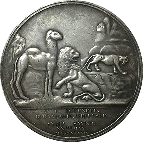 1799 Brit Érme Tiszta Réz Bevonatú Ezüst Antik Érmék Kézműves CollectionCoin Gyűjtemény Emlékérme