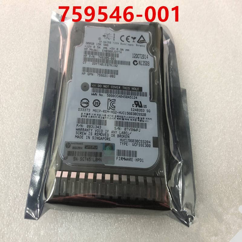 MIDTY HDD G8 G9 G10 300GB A 2,5 SAS 12 Gb/S 64 MB 15000RPM a Belső HDD Szerver HDD 759208-B21 759546-001