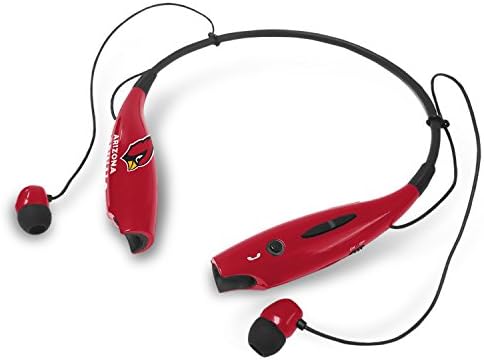 NFL SUCKERZ Vezeték nélküli Bluetooth Neckband Fülhallgató Sztereó Fülhallgató Mikrofonnal, Arizona Cardinals