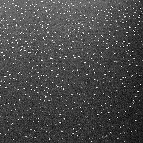CAIT CHAPMAN HAZA GYŰJTEMÉNY Shimmer Csillagos Éjszaka Fekete-Ezüst Metál Szőtt Abrosz (60 x 120 Téglalap)