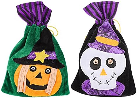 4db Kézi Halloween Candy Táskák Szellem Fesztivál öltöztetős Kellék (Vegyes Szín) Dekoráció Ünnepség