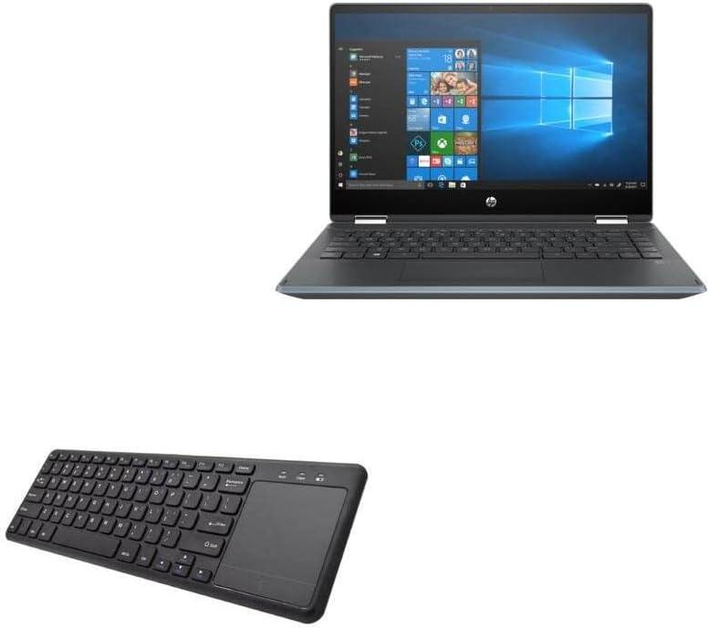 BoxWave Billentyűzet Kompatibilis HP Pavilion 14-DH1000 (14) - MediaOne Billentyűzet, TouchPad, USB Fullsize Keyboard PC