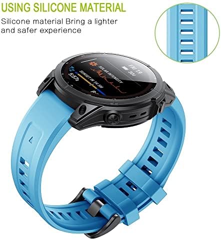 SAWIDEE 22 26mm Szilikon Watchband Pántok a Garmin Fenix 6X 6 Pro 7 X 7 5 5X 3 3HR 945 Smartwatch Karkötő gyorskioldó Csuklópánt
