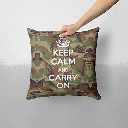 iiRov Nyugalom & Carry A Camouflage - Egyedi, Dekoratív Otthon Dekor Beltéri vagy Kültéri Párnát Fedezze Plusz Párna Állítva