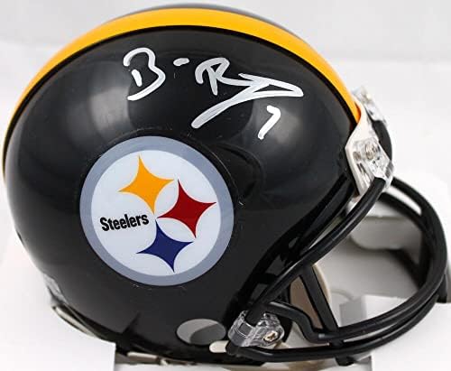 Ben Roethlisberger Dedikált Pittsburgh Steelers Mini Sisak - Fanatikusok - Dedikált NFL Mini Sisak