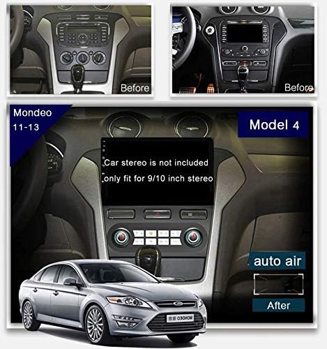 10.1 inch autórádió Fascia Keret Ford Mondeo 2011-2014-es DVD GPS Navi Játékos Panel Dash Kit Telepítés Sztereó Keret Trim