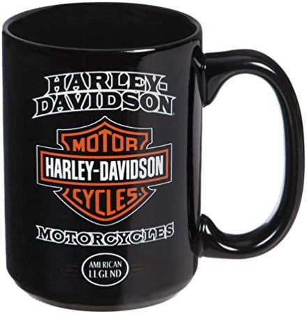 A Harley-Davidson Amerikai Legenda Kerámia Bögre Kávé, 15 oz. - Fekete 3AMB4900