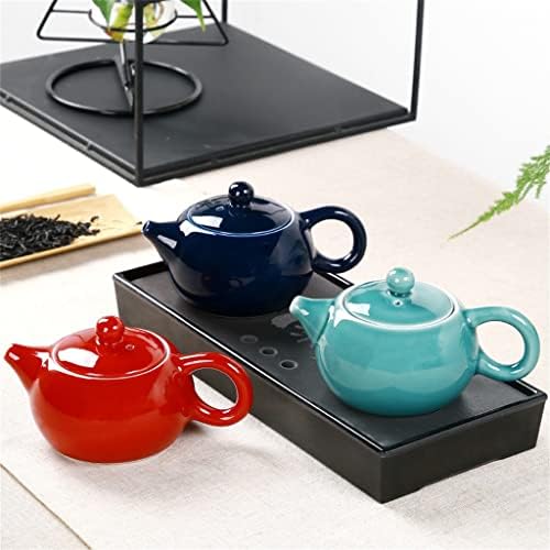 SDFGH Színes Máz teáskannában Design Tea SetsChina Piros Porcelán Teáskanna Teaware Ajándékok Máz Teáskanna Vízforraló (