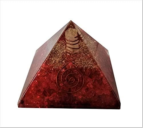 Purpledip Vörös Jáspis Orgon Piramis a Kvarc Kristály Energia Rúd: sok sikert Gyógyító Varázsa, az Isteni Szellemi Kristály