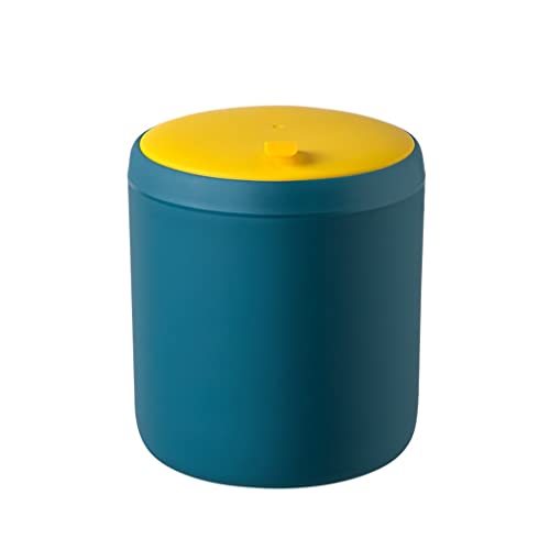 UXZDX Mini Szemetet, a Hulladék Tárolók Asztali Szemetes Kosár Haza Asztal Műanyag Kuka Irodai felszerelés ( Szín : Kék ,
