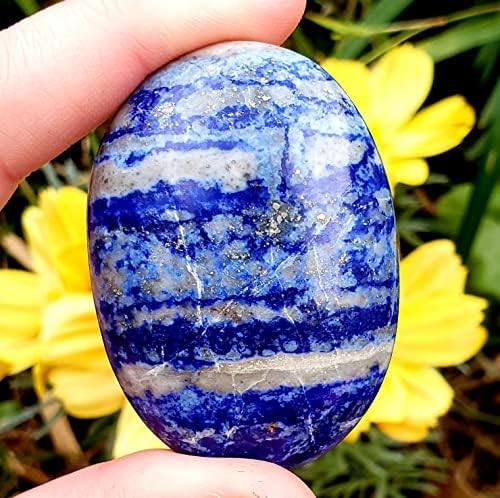 Lapis Lazuli - szappan kő - polírozott természetes kristály metafizikai gyógyító kő - 1db