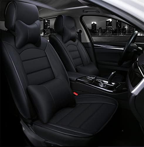 Teljes Szett autósülés Fedezi a Citroen DS3 DS4 DS5 (Légzsák-Kompatibilis) Luxus PU Műbőr Ülés Párnák Protector Fekete