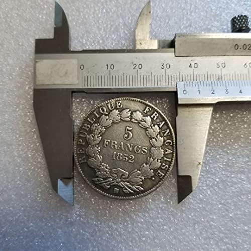 QINGFENG Antik Kézműves 1852 - BB francia Ringable Ezüst Dollár Gyűjtemény 2002