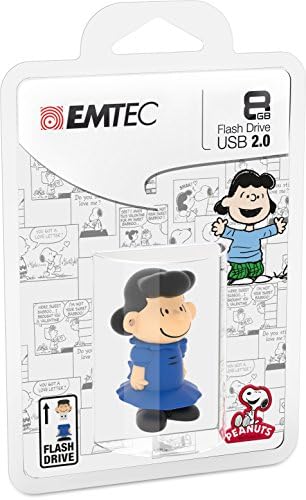 EMTEC USB pendrive 8GB Bot 2.0 Mogyoró Charlie Brown 3D-s Design - PN 101