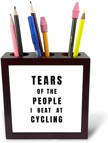 3dRose Könnyek Az Emberek legyőztem a Kerékpározás Vicces Legjobb Kerékpáros. - Mozaik Toll Jogosultjai (ph-368858-1)