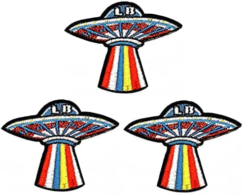Kleenplus 3Pcs. UFO Idegen Varrni Vas a Hímzett Foltok a NASA Felfedezni Térben Galaxy Csillagok Rajzfilm Gyerekeknek Gyerekek