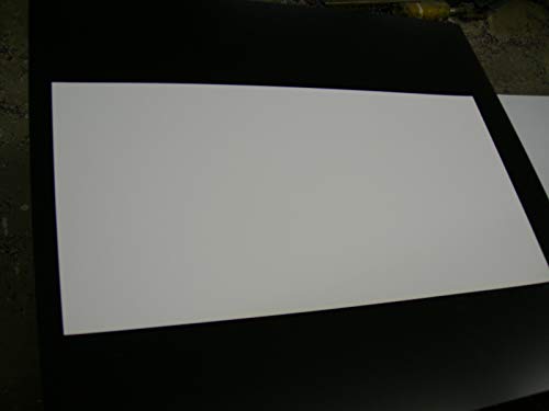 Fehér POLISZTIROL Műanyag Lap .030 x 36 x 36 Fény-DIFFÚZIÓS 9 sq ft